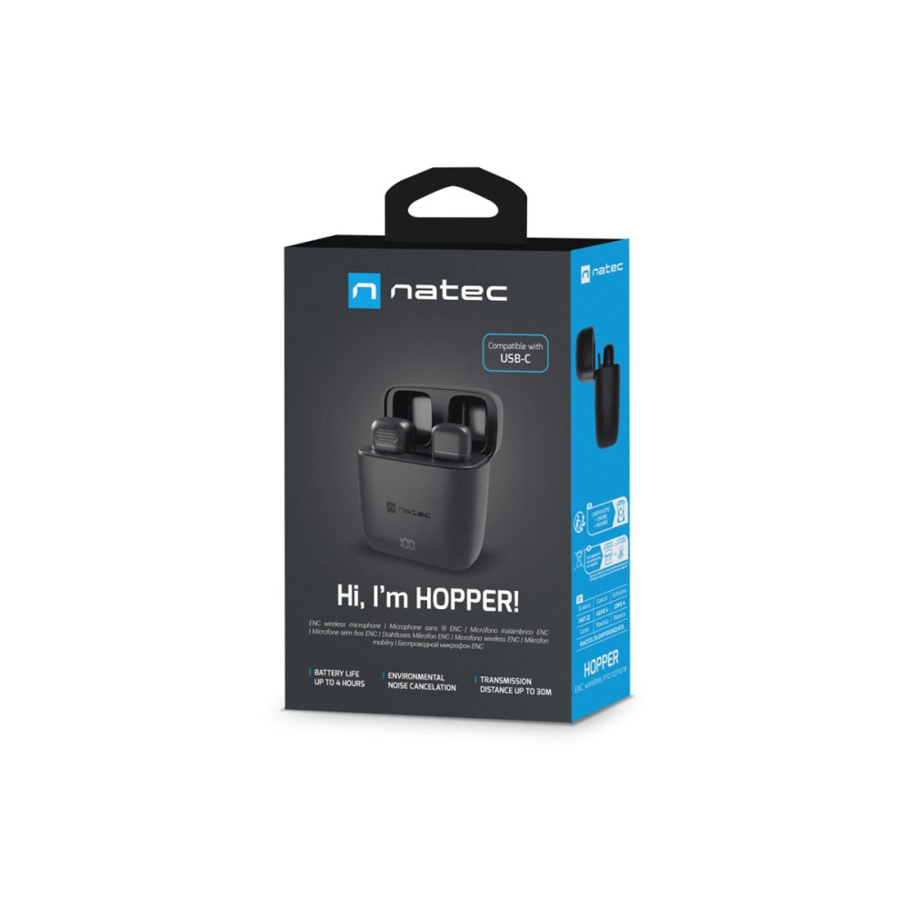 Produktbild för Natec Hopper - mikrofonsats