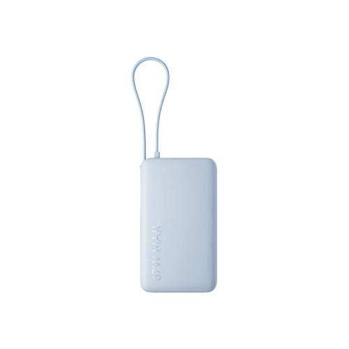 Xiaomi Xiaomi PB1067 power bank - integrerad kabel - Li-Ion - 24 pin USB-C, USB - 67 Watt