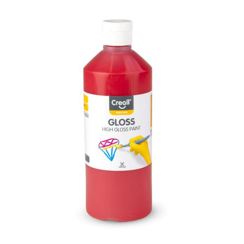 Creall Glansfärg CREALL Gloss 500ml röd