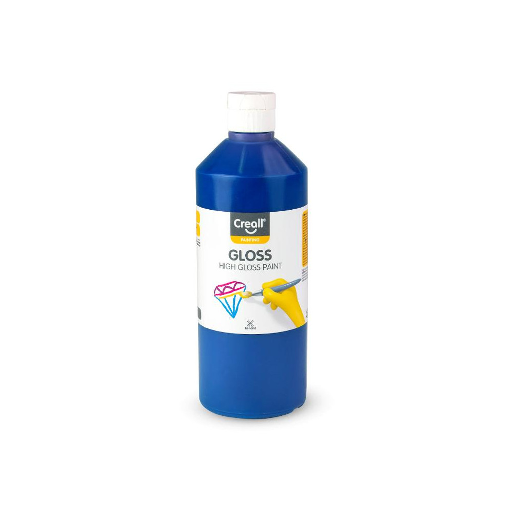Produktbild för Glansfärg CREALL Gloss 500ml blå