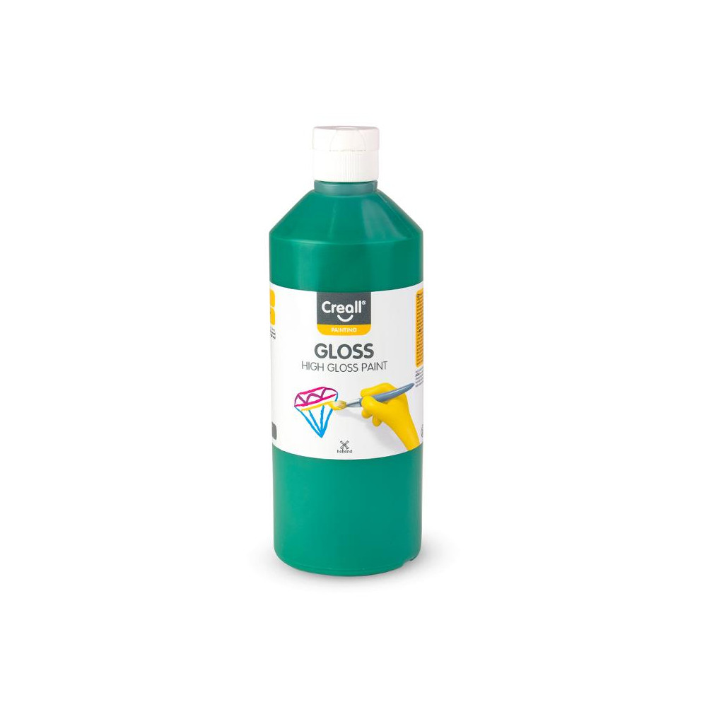 Produktbild för Glansfärg CREALL Gloss 500ml grön
