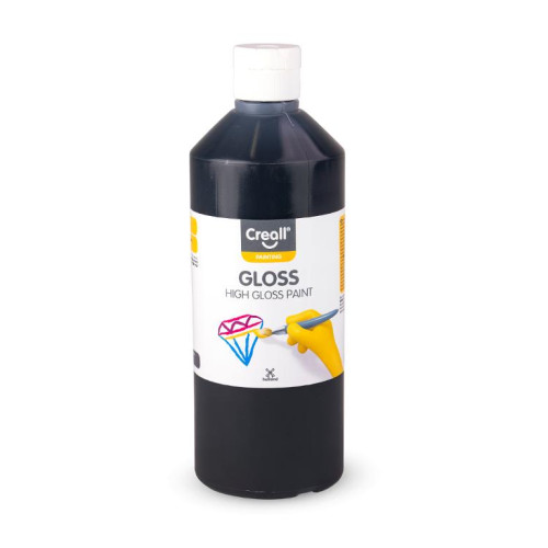 Creall Glansfärg CREALL Gloss 500ml svart