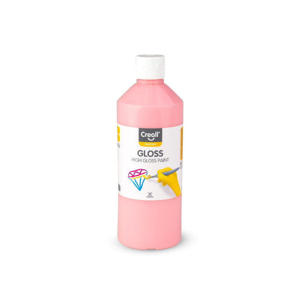 Produktbild för Glansfärg CREALL Gloss 500ml rosa