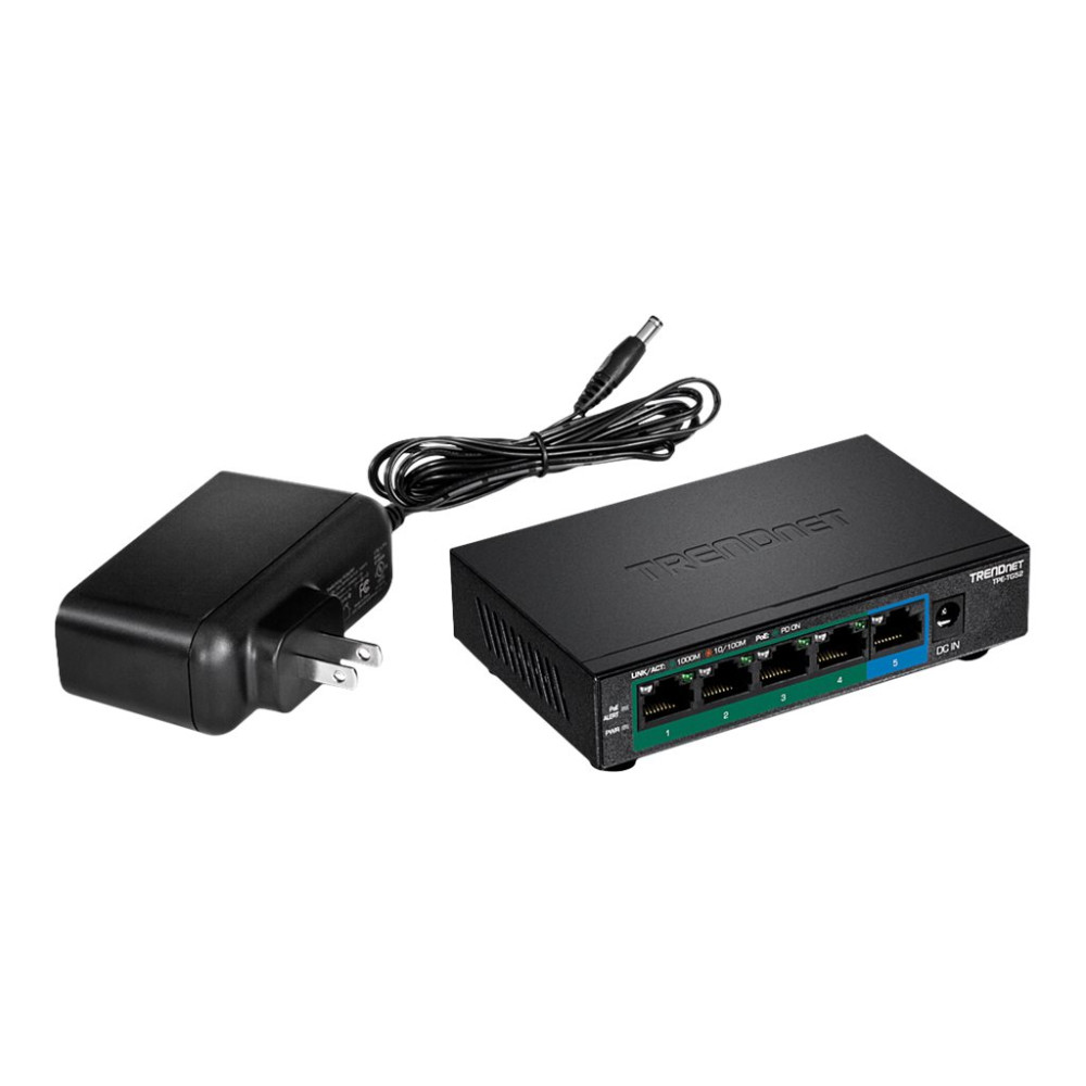 Produktbild för TRENDnet TPE TG52 - switch - 5 portar - TAA-kompatibel