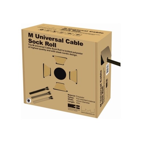 MULTIBRACKETS Multibrackets M Universal Cable Sock Roll 40 mm x 50 m - kabelorganiserare