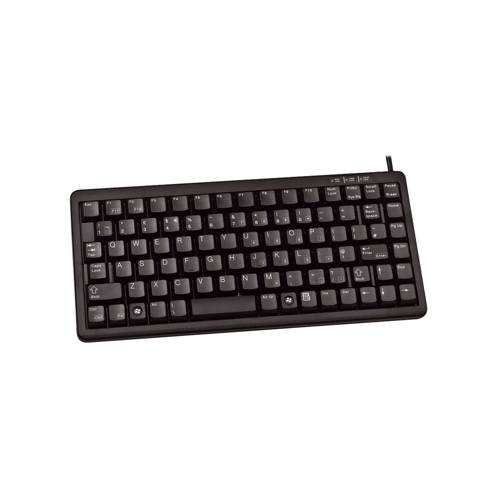 Produktbild för CHERRY Compact-Keyboard G84-4100 - tangentbord - tysk - svart Inmatningsenhet