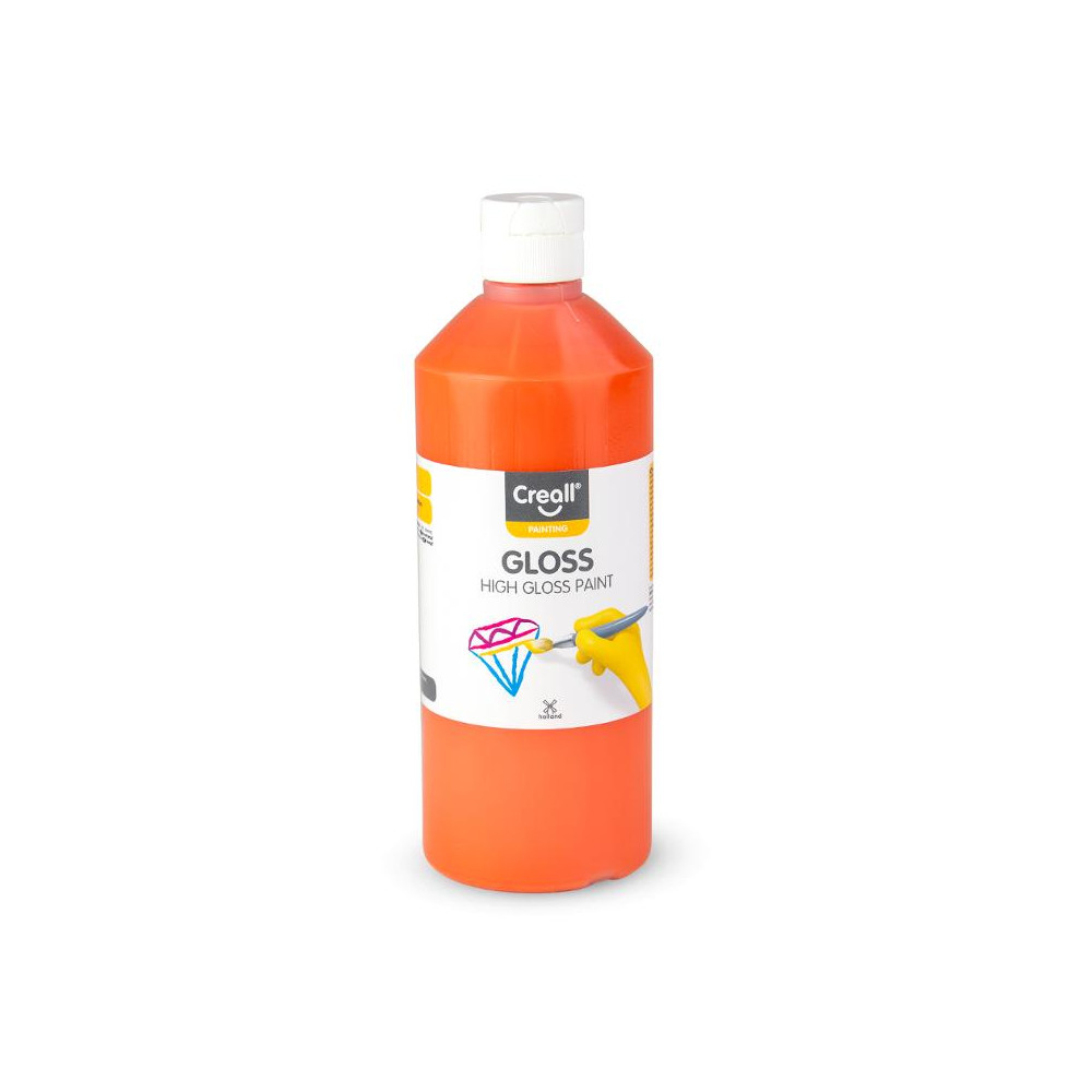 Produktbild för Glansfärg CREALL Gloss 500ml orange