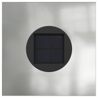 Produktbild för Solar LED Stig Ljus 2 pcs Silver Galvaniserat stål