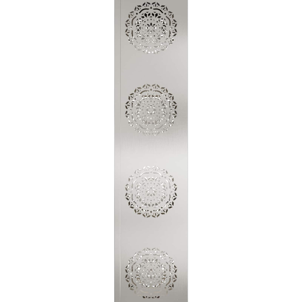 Produktbild för Solar LED Stig Ljus 2 pcs Silver Rostfritt stål