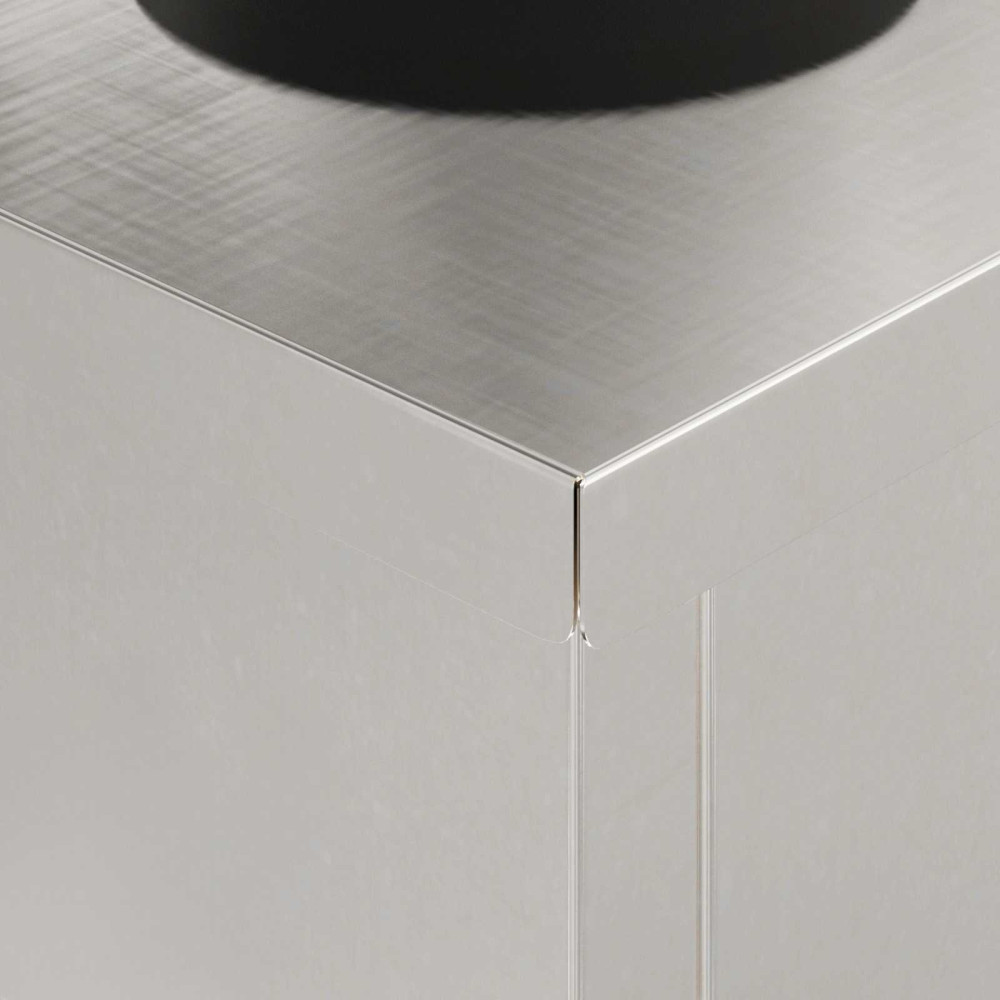 Produktbild för Solar LED Stig Ljus 2 pcs Silver Rostfritt stål