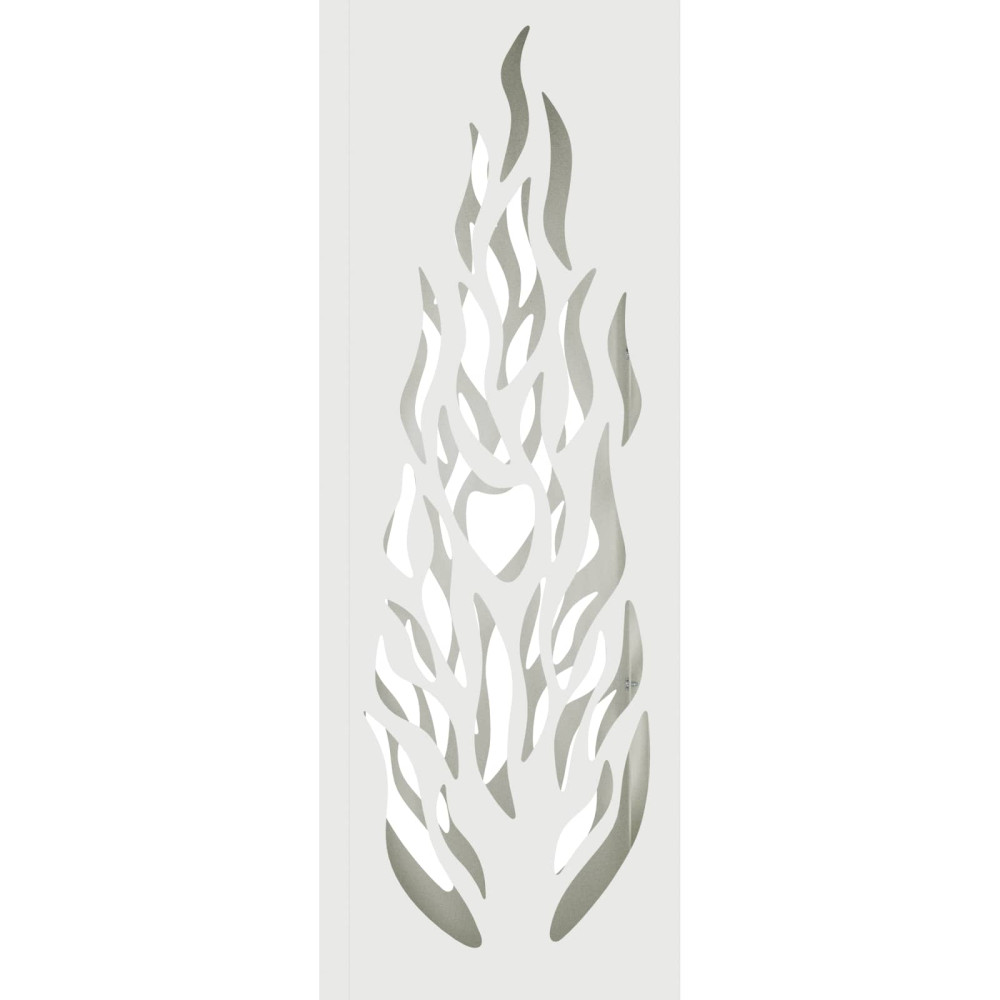 Produktbild för Solar LED Stig Ljus 2 pcs Vit Kallvalsat stål
