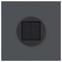 Produktbild för Solar LED Stig Ljus 2 pcs Antracit Kallvalsat stål