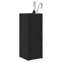 Produktbild för Förvaringskrok & Ställ med lagring Svart Ek 25 x 24,5 x 64 cm