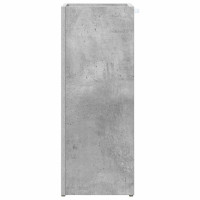 Produktbild för Förvaringskrok & Ställ med lagring Betonggrå 25 x 24,5 x 64 cm