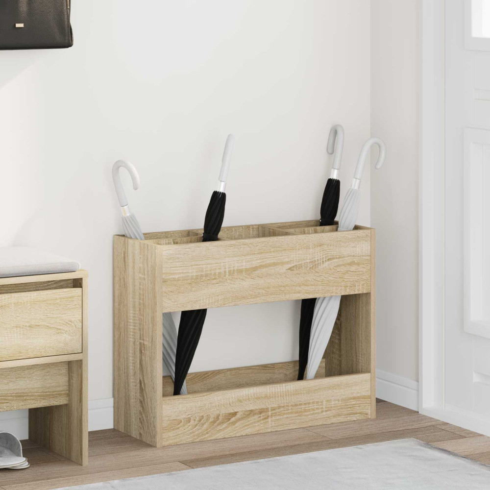 Produktbild för Förvaringskrok & Ställ med lagring Sonoma-ek 65 x 24 x 50 cm