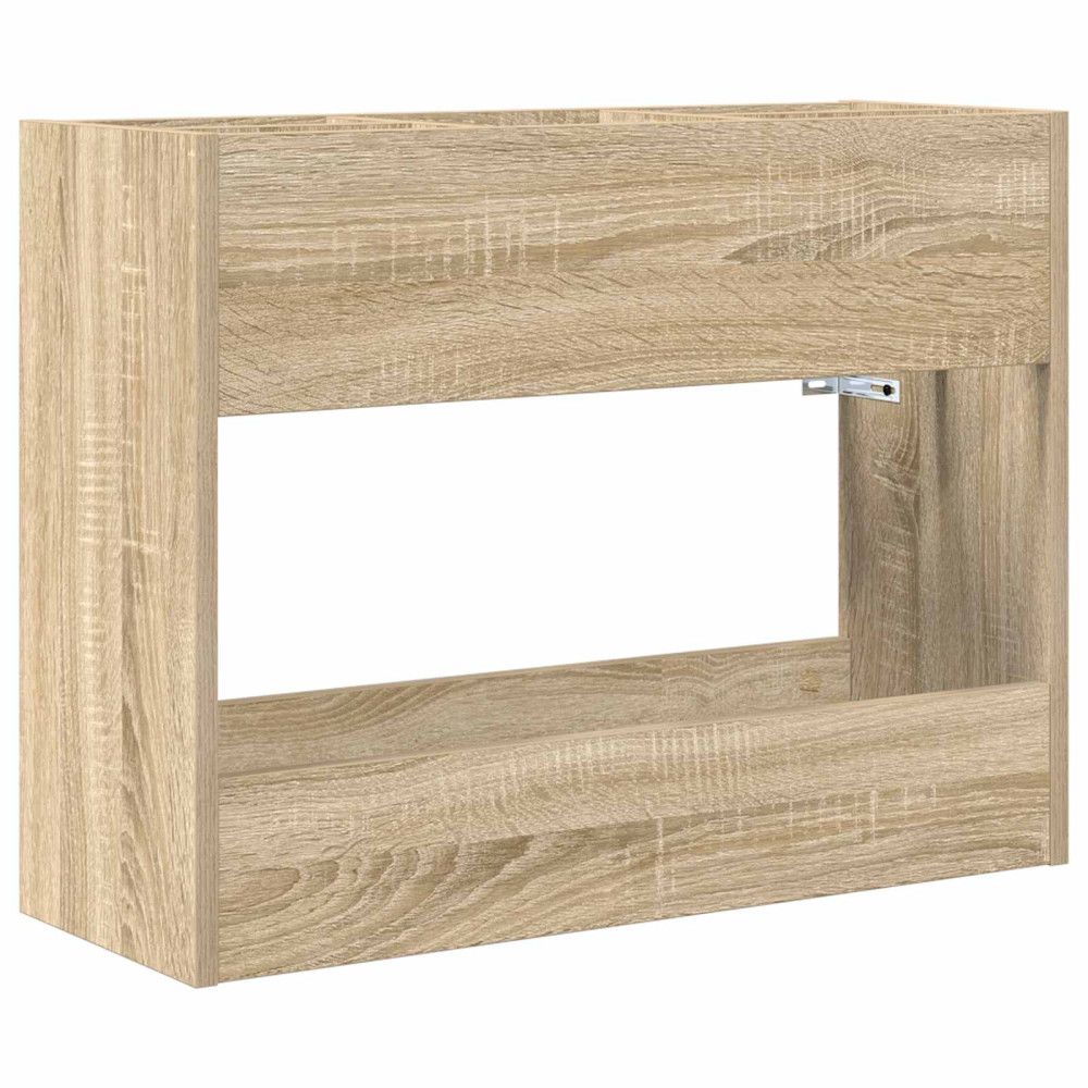 Produktbild för Förvaringskrok & Ställ med lagring Sonoma-ek 65 x 24 x 50 cm
