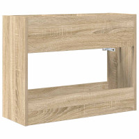 Produktbild för Förvaringskrok & Ställ med lagring Sonoma-ek 65 x 24 x 50 cm