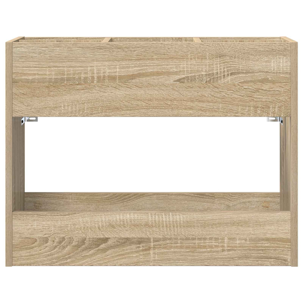 Produktbild för Förvaringskrok & Ställ med lagring Sonoma-ek 65 x 24 x 50 cm