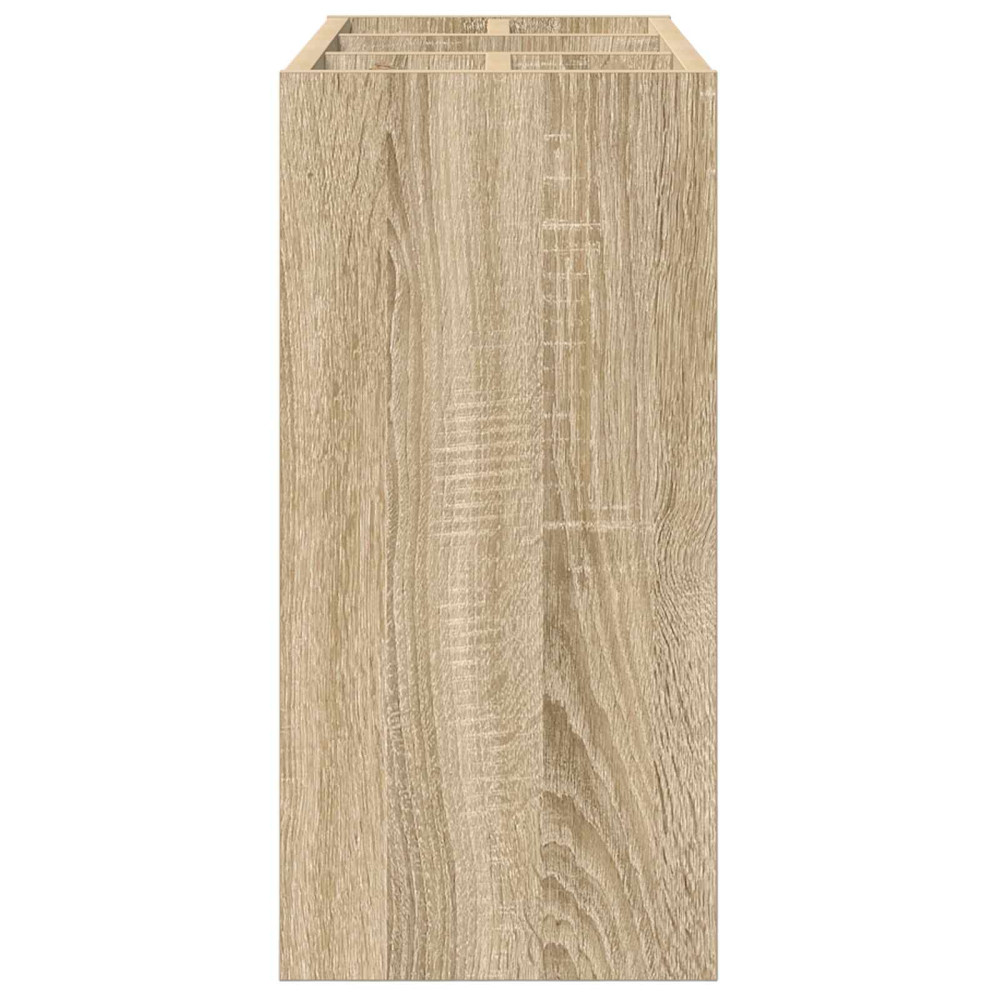 Produktbild för Förvaringskrok & Ställ med lagring Sonoma-ek 65 x 24 x 50 cm