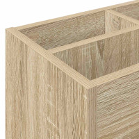 Produktbild för Förvaringskrok & Ställ med lagring Sonoma-ek 65 x 24 x 50 cm