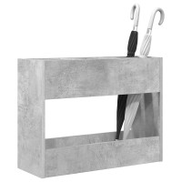 Produktbild för Förvaringskrok & Ställ med lagring Betonggrå 65 x 24 x 50 cm