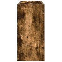 Produktbild för Förvaringskrok & Ställ Rökt ek 65 x 24 x 50 cm Konstruerat trä