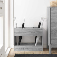 Produktbild för Förvaringskrok & Ställ med lagring Grå Sonoma 65 x 24 x 50 cm
