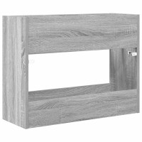 Produktbild för Förvaringskrok & Ställ med lagring Grå Sonoma 65 x 24 x 50 cm