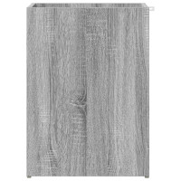 Produktbild för Förvaringskrok & Ställ med lagring Grå Sonoma 40 x 20 x 55,5 cm