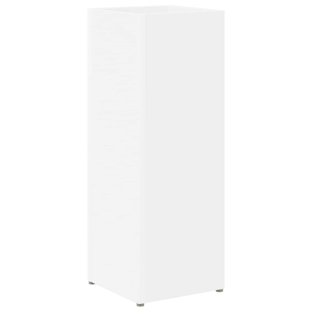 Produktbild för Förvaringskrok & Ställ Vit 20 x 20 x 55,5 cm Konstruerat trä