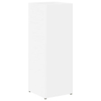 Produktbild för Förvaringskrok & Ställ Vit 20 x 20 x 55,5 cm Konstruerat trä