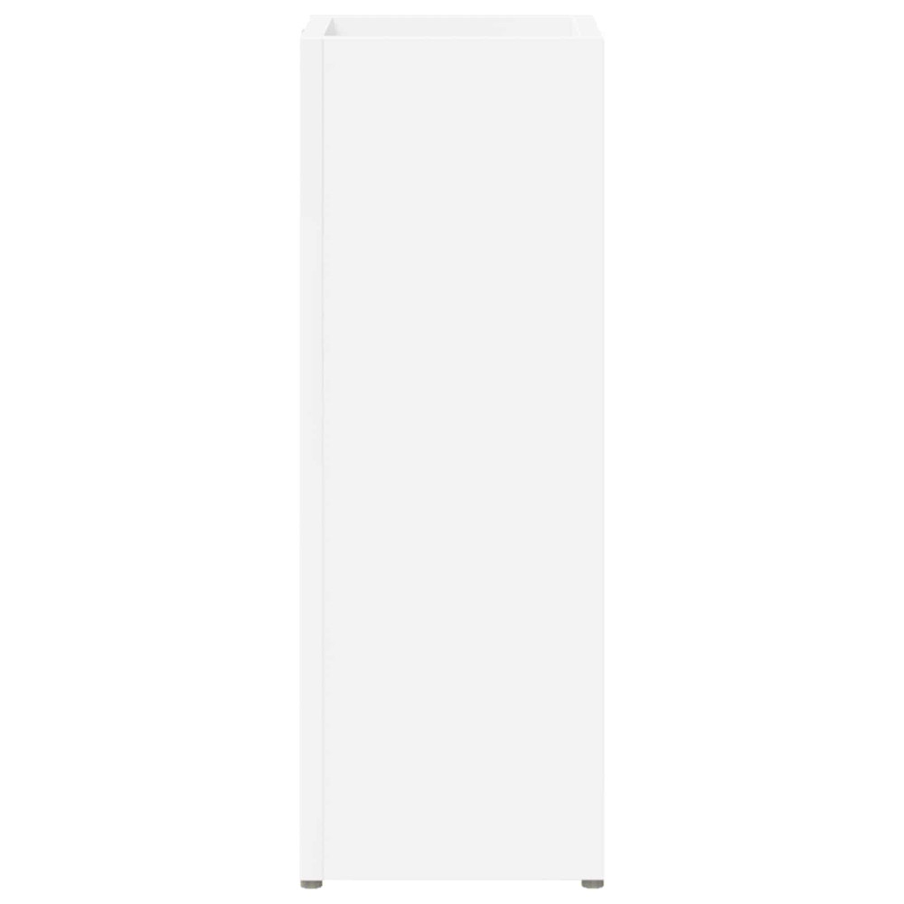 Produktbild för Förvaringskrok & Ställ Vit 20 x 20 x 55,5 cm Konstruerat trä
