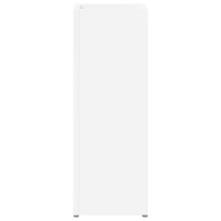 Produktbild för Förvaringskrok & Ställ Vit 20 x 20 x 55,5 cm Konstruerat trä