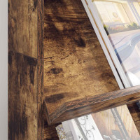 Produktbild för Tidningshylla Rökt ek 70 x 41 x 126 cm Konstruerat trä