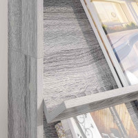 Produktbild för Tidningshylla Grå Sonoma 70 x 41 x 126 cm Konstruerat trä