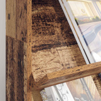 Produktbild för Tidningshylla Gammalt trä 70 x 41 x 126 cm Konstruerat trä