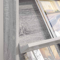 Produktbild för Tidningshylla Grå Sonoma 70 x 41 x 96 cm Konstruerat trä