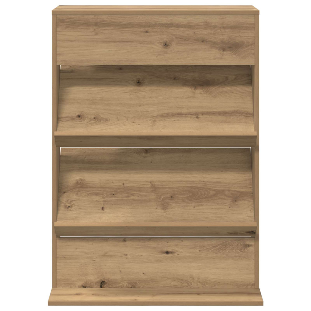 Produktbild för Tidningshylla Artisan Ek 70 x 41 x 96 cm Konstruerat trä