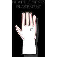 Produktbild för HeatX Heated Nordic Gloves L