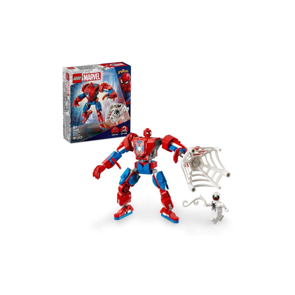 Produktbild för LEGO Marvel 76308 - Spider-Man Mech mot Anti-Venom - byggsats
