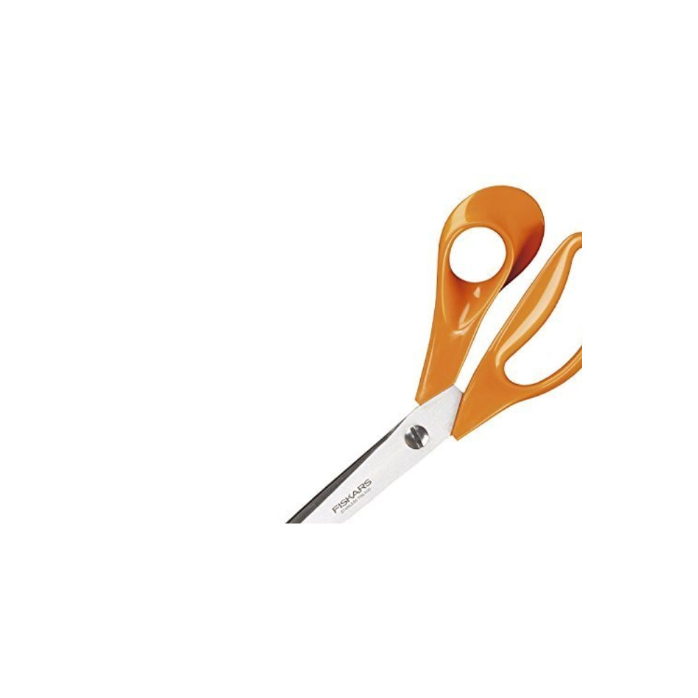 Produktbild för Fiskars 111050, Vuxen, Rakt snitt, Single, Orange, Rostfritt...