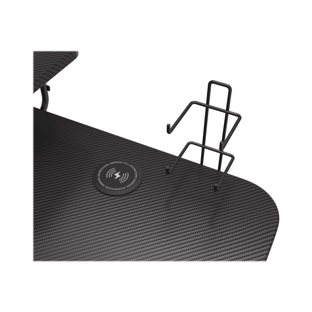 Produktbild för Genesis Holm 300 RGB - bord - rectangular with contoured corners - svart
