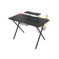 Produktbild för Genesis Holm 300 RGB - bord - rectangular with contoured corners - svart