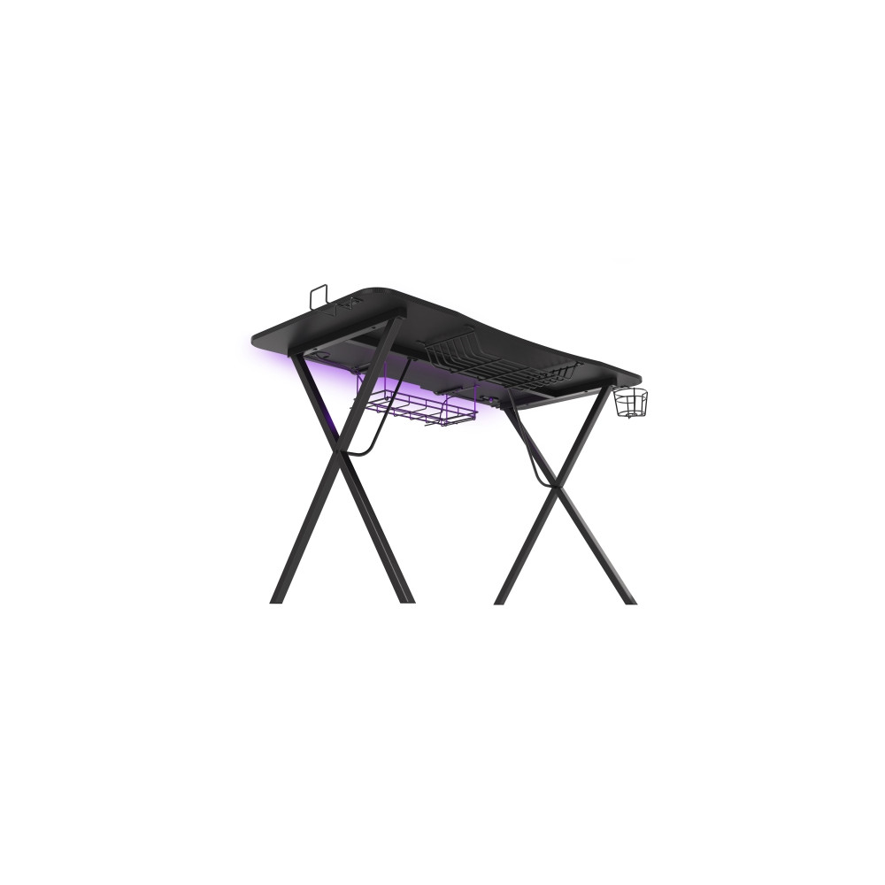 Produktbild för Genesis Holm 300 RGB - bord - rectangular with contoured corners - svart