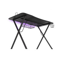 Produktbild för Genesis Holm 300 RGB - bord - rectangular with contoured corners - svart