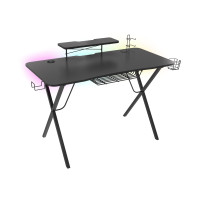 Produktbild för Genesis Holm 300 RGB - bord - rectangular with contoured corners - svart
