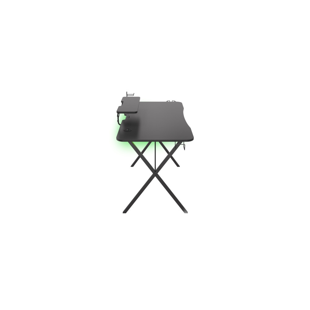 Produktbild för Genesis Holm 300 RGB - bord - rectangular with contoured corners - svart