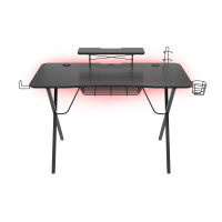 Produktbild för Genesis Holm 300 RGB - bord - rectangular with contoured corners - svart