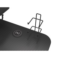 Produktbild för Genesis Holm 300 RGB - bord - rectangular with contoured corners - svart