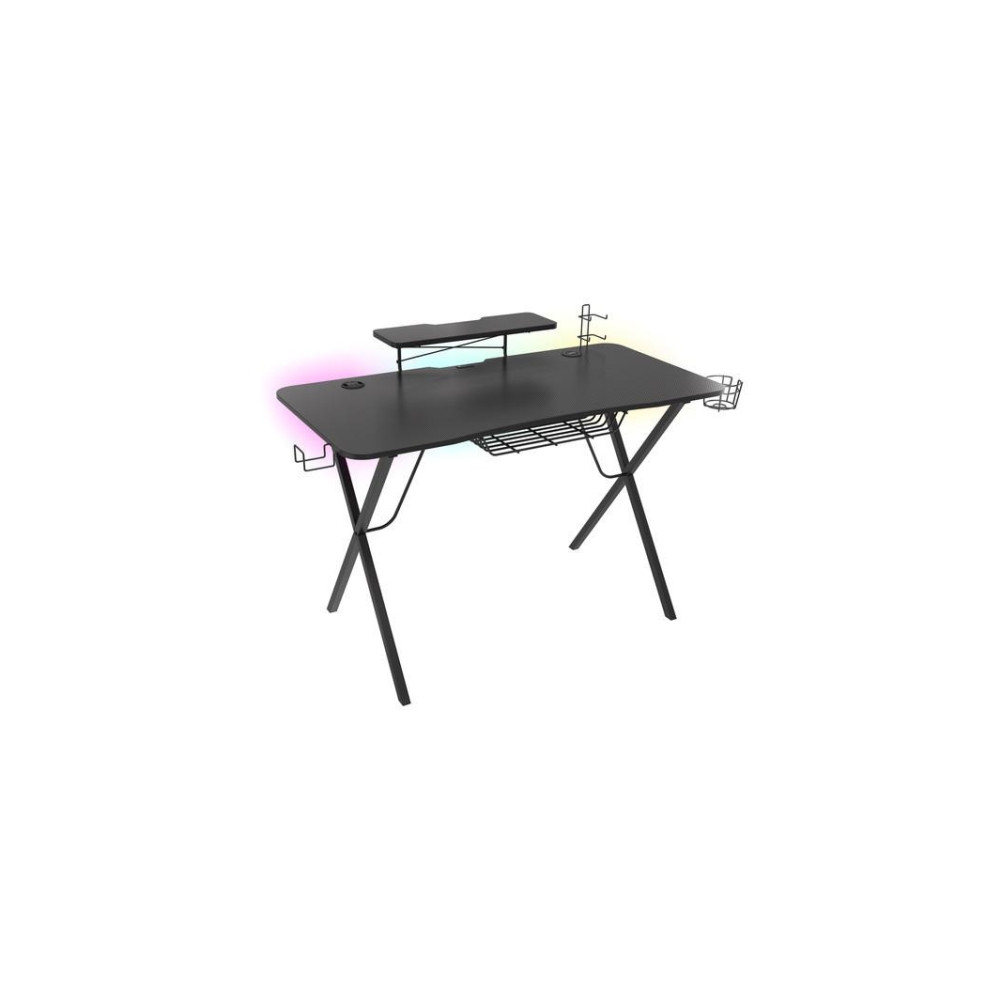 Produktbild för Genesis Holm 300 RGB - bord - rectangular with contoured corners - svart